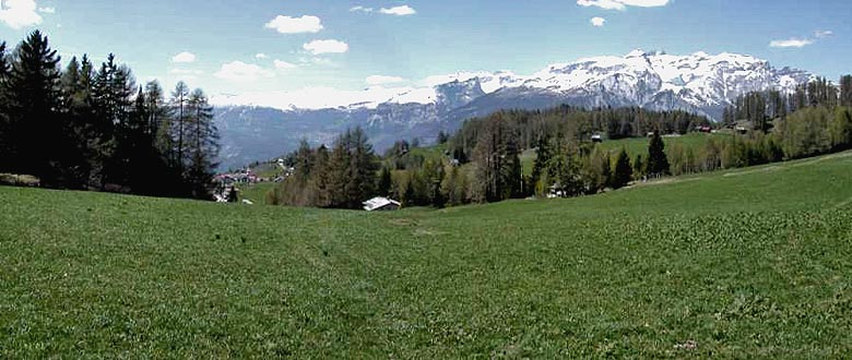 Landschaftspanorama im Mai