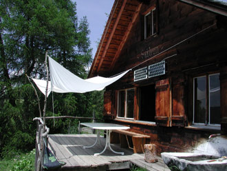 Terrasse im Sommer