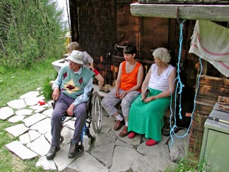 Der Erbauer mit Familie